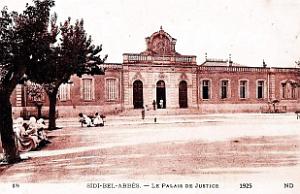 Sidi-Bel-Abbes - Palais de Justice  - 1925